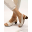 Retro Solid Simple Open Toe Chunky Heel Sandals