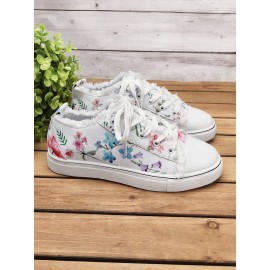 Fashion Floral Ultralight Breathable Sports Canvas Shoes